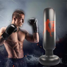 img 3 attached to 🥊 Ultimate Heavy Bag for the Whole Family: Freestanding Punching Bag for Adults & Kids, Kickboxing & Fitness At-Home Punching Tower