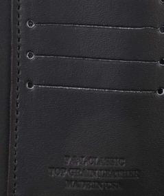 img 1 attached to Premium Tri Fold Vintage Cowhide Leather Men's Accessories: Wallets, Card Cases & Money Organizers