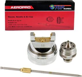 img 2 attached to 🔫 TCP Global Spray Gun G6600 Series 1.8mm Needle, Nozzle, and Air Cap Set