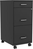 lorell soho 3 drawer file cabinet logo