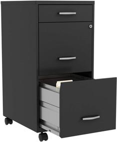 img 1 attached to Lorell SOHO 3 Drawer File Cabinet