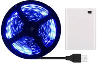 🔵 inextstation blue led strip light: battery & usb powered, waterproof, cuttable (200cm) logo