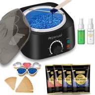 🌸 auperwel waxing kit for women men: effective hair removal with moisturizing aloe formulas, hard stripless wax beads & relaxing brazilian wax - bikini, legs, face, underarm logo