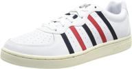 👟 stylish k swiss men's westcourt white sneaker: the perfect footwear for men logo