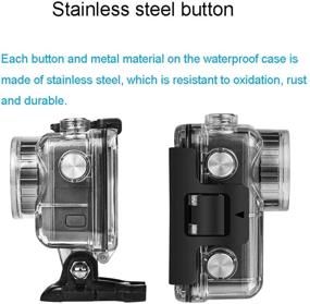 img 3 attached to 📷 Kitspeed Housing Case: Waterproof 45M Diving Protective Shell for DJI Osmo Action Camera