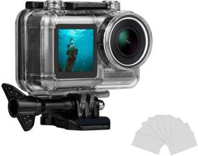 img 4 attached to 📷 Kitspeed Housing Case: Waterproof 45M Diving Protective Shell for DJI Osmo Action Camera