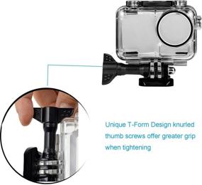 img 1 attached to 📷 Kitspeed Housing Case: Waterproof 45M Diving Protective Shell for DJI Osmo Action Camera