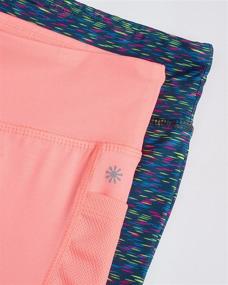 img 3 attached to DELiAs Girls Active Shorts Space Dye Sports & Fitness