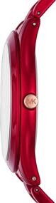 img 3 attached to 🔥 Stylish & Sophisticated: Michael Kors Women's Slim Runway Quartz Watch in Stainless Steel