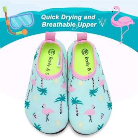 img 2 attached to RANLY & SMILY Toddler Water Shoes: Quick Dry, Non-Slip Aqua Socks for Boys and Girls - Perfect for Sports and Swimming!