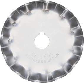 img 3 attached to 🔪 OLFA Rotary Blade Refill 45mm 1/Pkg, Scallop - Superior Cutting Performance and Decorative Precision
