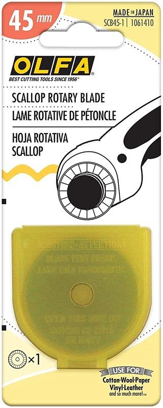 olfa rotary blade refill scallop logo