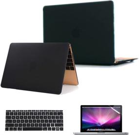 img 4 attached to 💻 Se7enline MacBook 12 inch Case A1534/A1931 - Protective Hard Shell, Keyboard Cover & Screen Protector