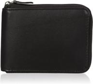 buxton emblem zip around billfold wallet logo