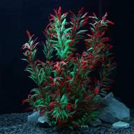 marina ecoscaper artificial aquarium plants 15.7-inch fish tank plant decor โ red logo