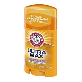 img 2 attached to 💪 Arm &amp; Hammer Ultra Max Solid Antiperspirant Deodorant - Powder Fresh, 1 Ounce Travel Size (Pack of 10)
