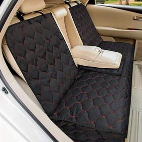 img 2 attached to 🐾 Protective Dog Car Seat Covers: Waterproof Nonslip Bench Cover for Cars, Trucks, and SUVs