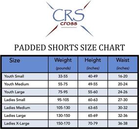 img 2 attached to CRS Cross Figure Skating Shorts with Padded Crash Protection for Hips, Tailbone & Butt