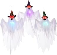 halloween ghosts decorations light up hanging logo