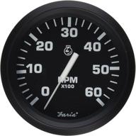 🌑 faria euro black tachometer - 6000 rpm, model 32804 logo