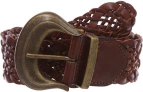 img 3 attached to Womens Waist Braided Cowhide Leather