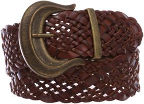 img 2 attached to Womens Waist Braided Cowhide Leather