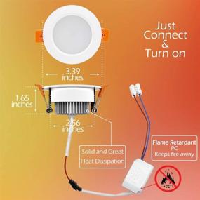 img 1 attached to 💡 Enhanced Efficiency: Dimmable Downlight Retrofit Recessed Lighting for Industrial Electrical Systems