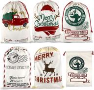 ageoli christmas canvas drawstrings 27 5x19 7 logo