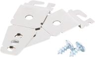 🔧 reyhoar 2 pack 8269145 undercounter dishwasher upper mounting bracket set with screws - compatible with whirlpool & kitchenaid dishwashers, replaces wp8269145 ap3039168 ps393134 логотип