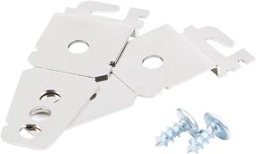 img 4 attached to 🔧 Reyhoar 2 Pack 8269145 Undercounter Dishwasher Upper Mounting Bracket Set with Screws - Compatible with Whirlpool & KitchenAid Dishwashers, Replaces WP8269145 AP3039168 PS393134