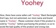 yoohey rectangle furniture threaded protector logo