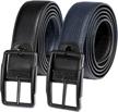 reversible belts leather casual reverse logo