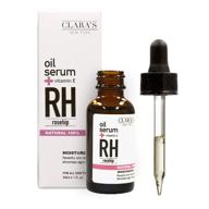 moisturizing rosehip facial oil serum by clara's new york - 30ml logo