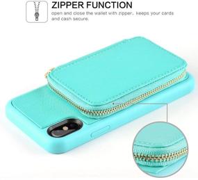 img 1 attached to ZVE Wallet Case For Apple IPhone Xs And IPhone X