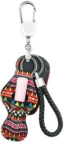 img 1 attached to 👄 Urvoix Chapstick Holder - 8 Pack Lip Balm Keychain Holder with Metal Clip Cords for Easy Access, Neoprene Chapstick Keychain Holder for Travel Essentials and Tracking