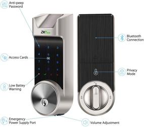 img 1 attached to ZKTeco Bluetooth Deadbolt Electronic Biometric