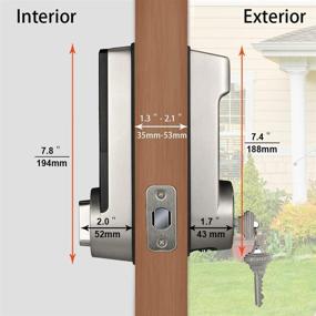img 2 attached to ZKTeco Bluetooth Deadbolt Electronic Biometric