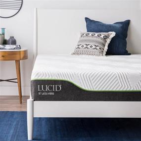 img 4 attached to LUCID Inch Latex Hybrid Mattress