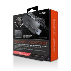 img 1 attached to Bionik Giganet Adapter USB 3.0 to Wired Ethernet: Nintendo Switch-Compatible, Ultra-Compact Dock-Size, Gigabit 10/100/1000 LAN Port, Enhanced Airflow Grill Pattern