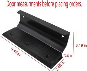 img 2 attached to Enhanced Home Security Door Brace & Barricade - Double Protection for Damaged Doors, Standard & French Doors - Dark Bronze Finish