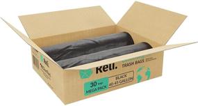 img 3 attached to 🌱 Reli. EcoStrong 40-45 Gallon Trash Bags (30 Qty) - Eco-Friendly & Recyclable Black Garbage Bags - 40-45 Gal Capacity - Made of Recycled Material