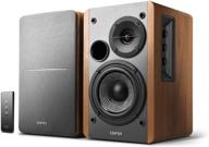 edifier r1280t active bookshelf speakers - 2.0 stereo near field monitors - wooden enclosure - 42 watts rms - ideal for studio monitoring логотип