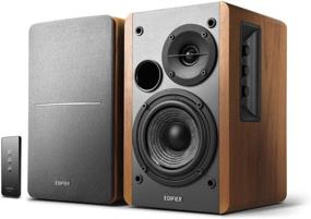 img 4 attached to Edifier R1280T Active Bookshelf Speakers - 2.0 Stereo Near Field Monitors - Wooden Enclosure - 42 Watts RMS - Ideal for Studio Monitoring