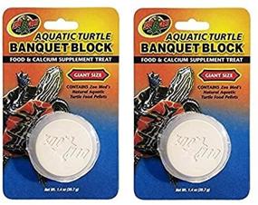 img 3 attached to 🐢 Zoo Med Aquatic Turtle Banquet Block: 2 Count - Providing Delicious Nutrients for Your Aquatic Turtles!