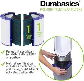 img 3 attached to 🌬️ Durabasics HEPA фильтр: Совместим с Dyson TP04, HP04 и DP04 - Идеальные замены фильтров для пылесоса Dyson.