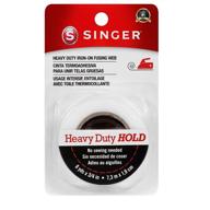 🔥 singer 00240 heavy duty iron-on fusing web: strong fabric adhesive logo