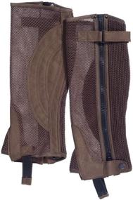 img 1 attached to 👢 Tough 1 Half Chaps with Breathable Design