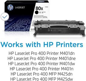 img 3 attached to HP 80X CF280X High Yield Black Toner Cartridge for HP LaserJet Pro 400 - M401 Series, M425dn