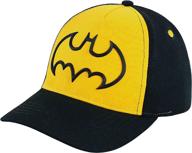 dc comics toddler baseball hat for boys ages 2-7: batman kids cap for superhero style logo