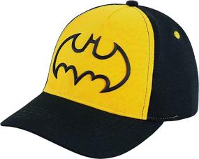 img 4 attached to DC Comics Toddler Baseball Hat for Boys Ages 2-7: Batman Kids Cap for Superhero Style